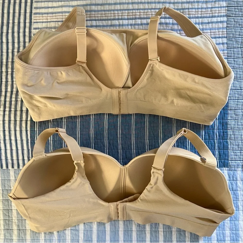 Shapermint/Truekind Lot Of 2 Wireless Bras - Picture 2 of 8